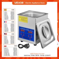 VEVOR 1.3 L Ultrasonic Cleaner Lave-Dishes Portable Washing Machine Diswasher Ultrasound w/ LED Digital Display Home Appliances