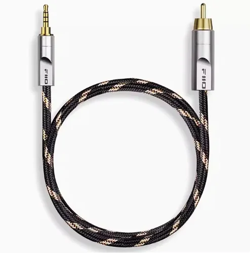 Imagen 2 del producto Cable coaxial de audio digital FIIO de 3,5 mm a RCA LL-RCA1S / LL-RCA1M