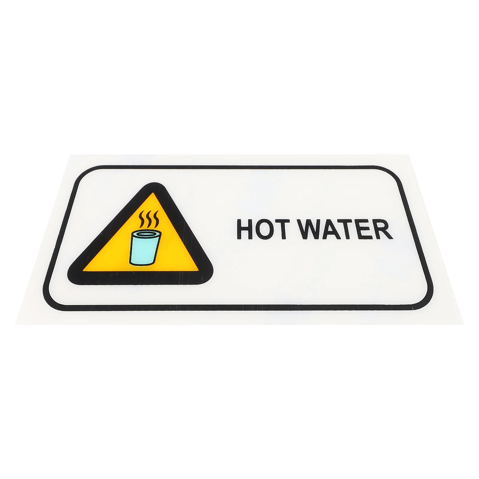 Pipeline Warning Signs Caution Hot Water Stickers Labels Danger Safety Decal The