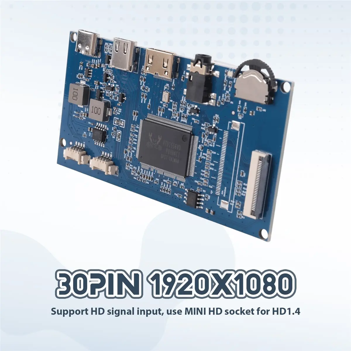 Dynamic Mini HDMI-Compatible to EDP 30Pin IPS Screen LCD Driver Controller Board Monitor Laptop TYPE-C 1920x1080