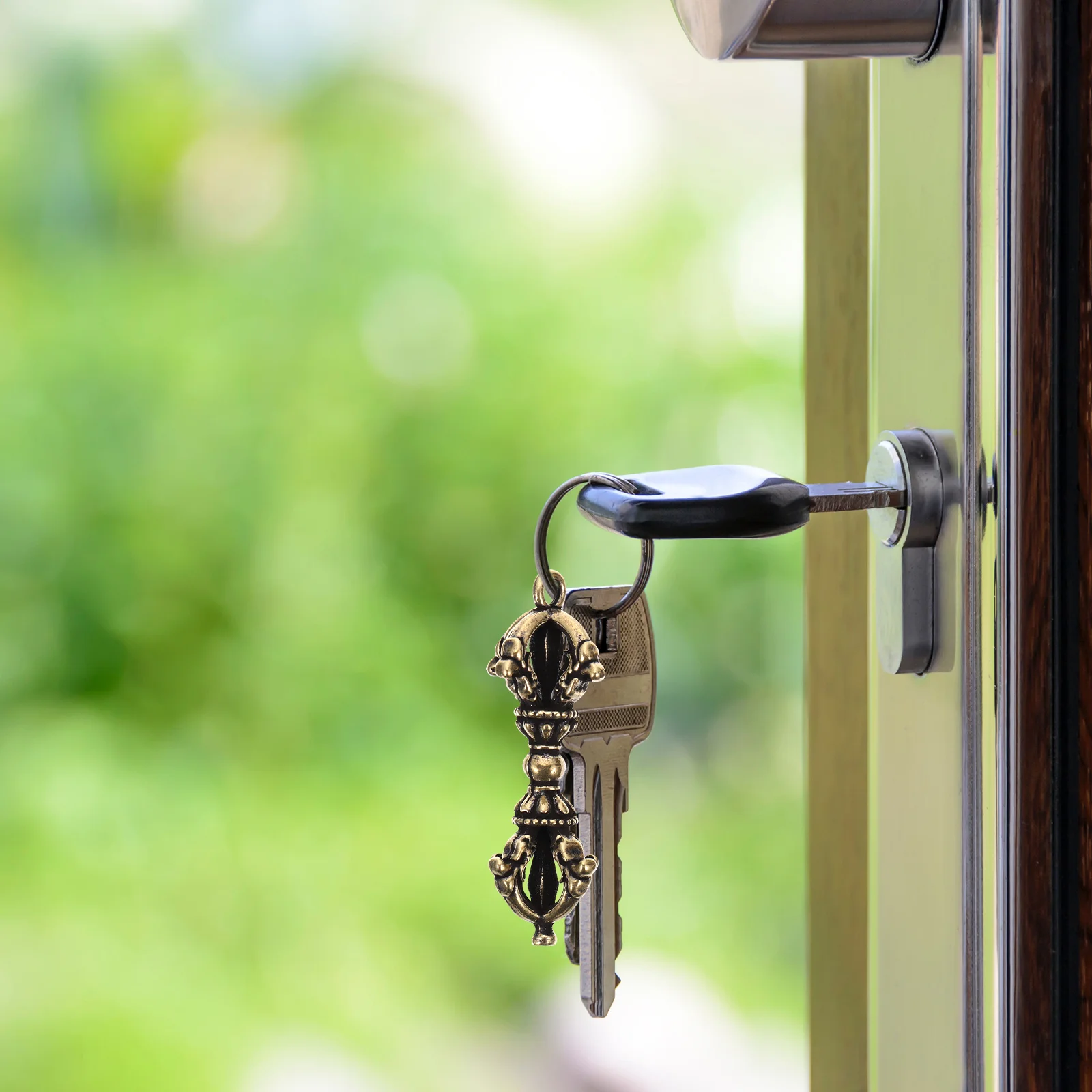 2 قطعة النحاس Vajra مدقة ديكور زخرفة التبتية الصغيرة للمنزل مكتب الديكور فريد المعادن الفن الحرفية الصغيرة فنغ شوي هدية #5