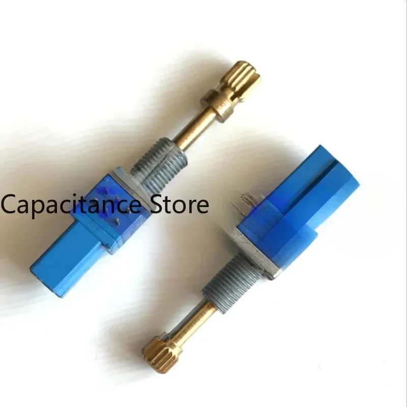 

5PCS RK097 sliding shaft with locking device potentiometer, dual B10K/B100K amplifier, audio potentiometer