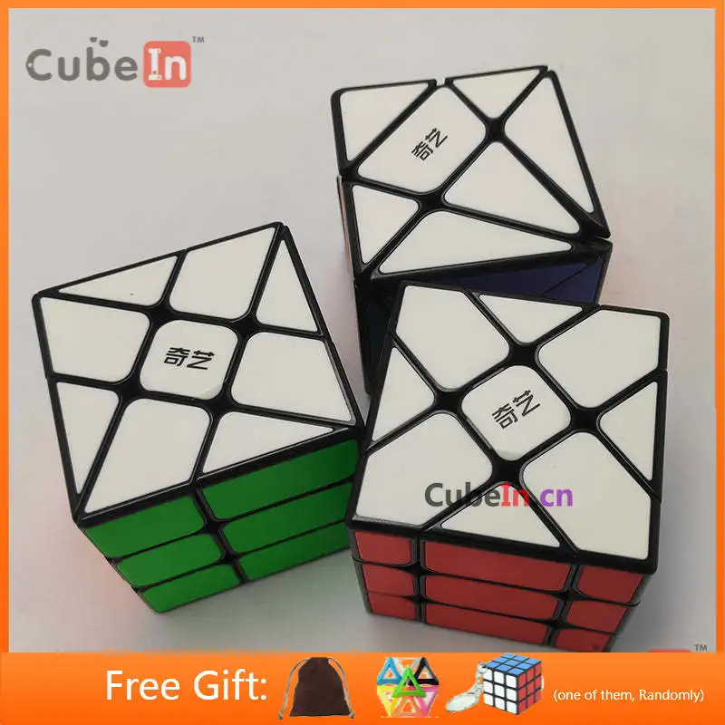 Qiyi New Fisher Windmill Axis Puzzle Cube Educational Gift Idea X'mas