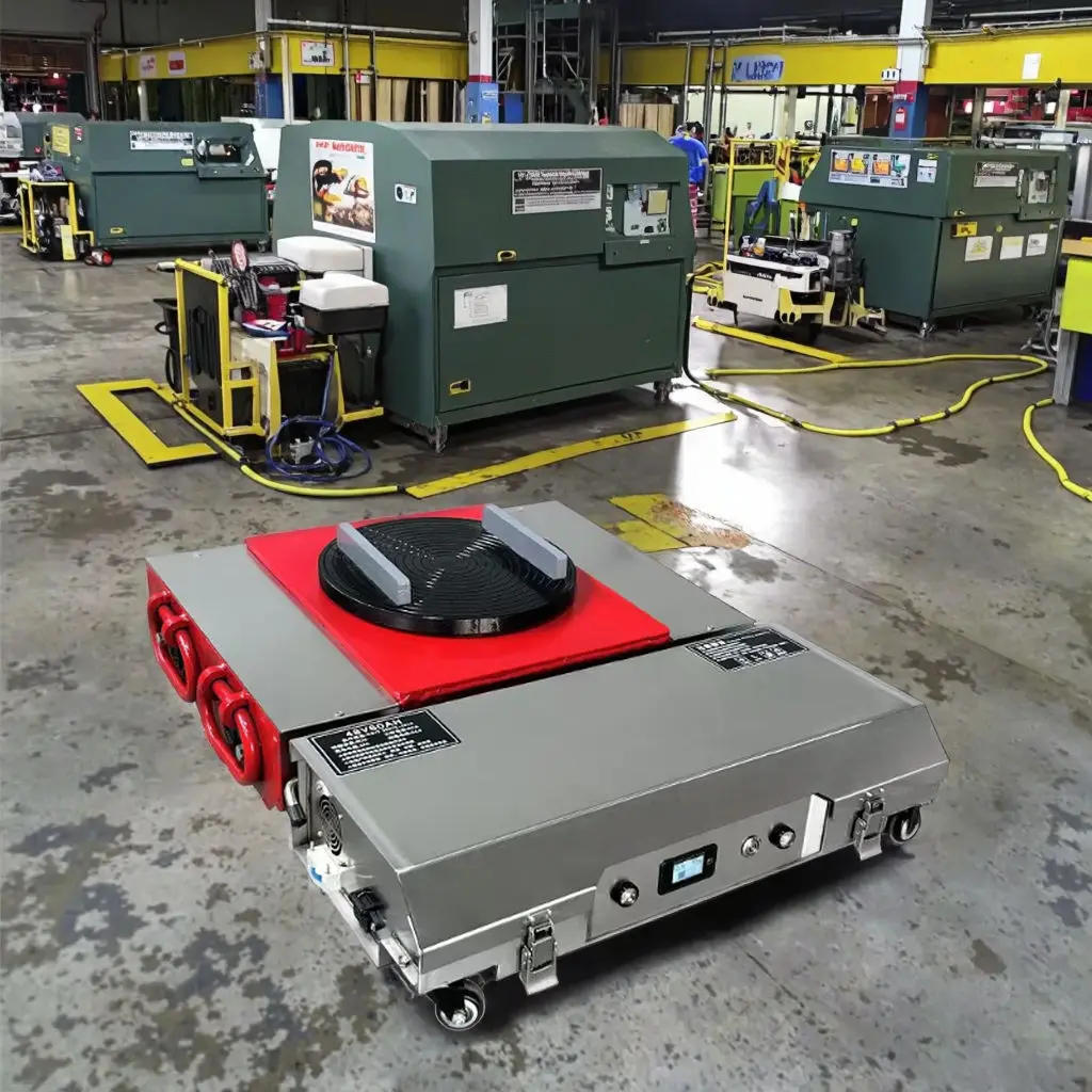 Warehouse Electric Tank Trolley Electric Load Moving System for Heavy Machinery Battery Powered Load Moving Dolly Factory Price