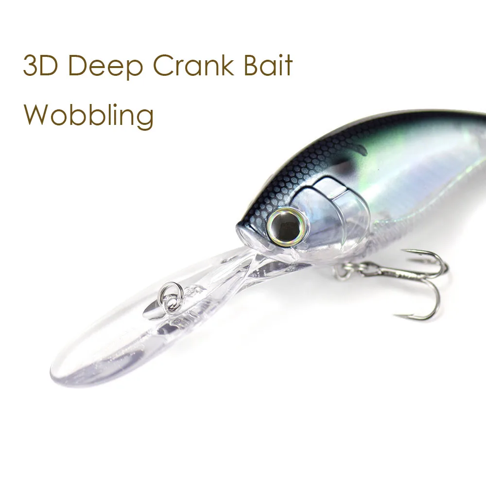 Countbass 3D Deep Crankbaits Fishing Lures 70mm 2-3/4\