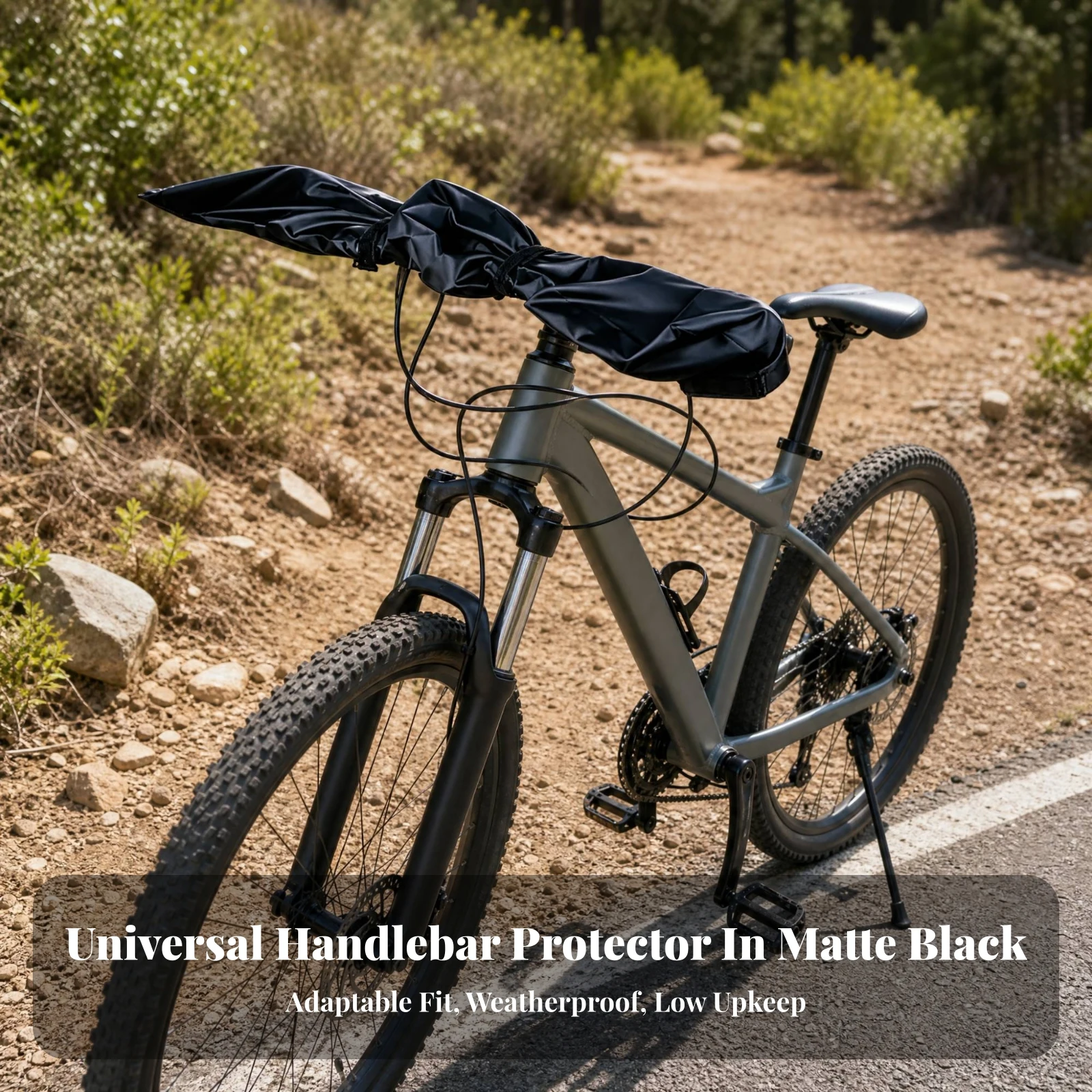 Two-Wheeler Handlebar Shielding Cover Scratch-Resistant Mountain Bike Handlebar Cover Easy to Install Water-Repellent