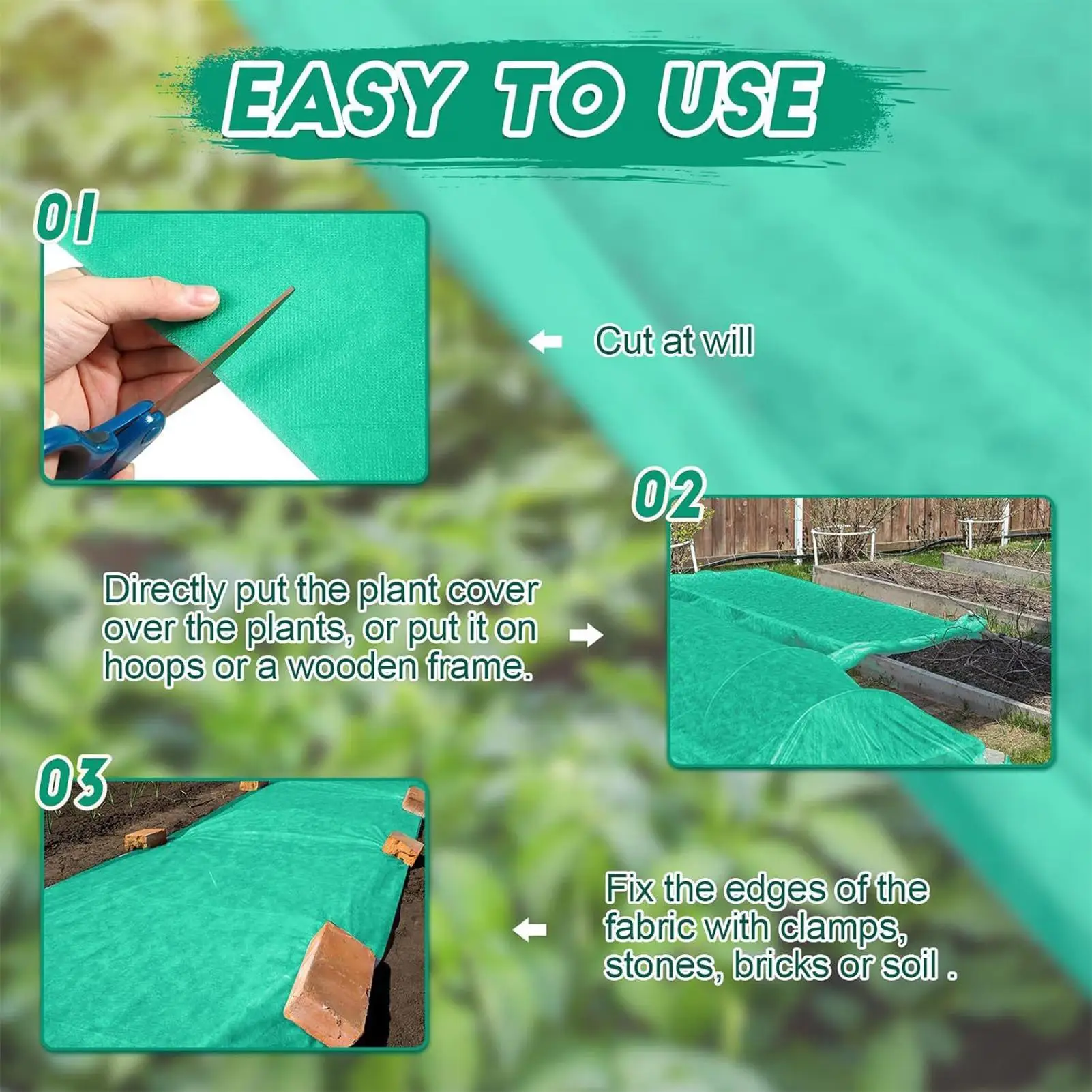 

Frost Blankets For Outdoor Plants Breathable Winter Insulated Cold Weather Plant Covers Garden Blanket For Cold Weather Nursery