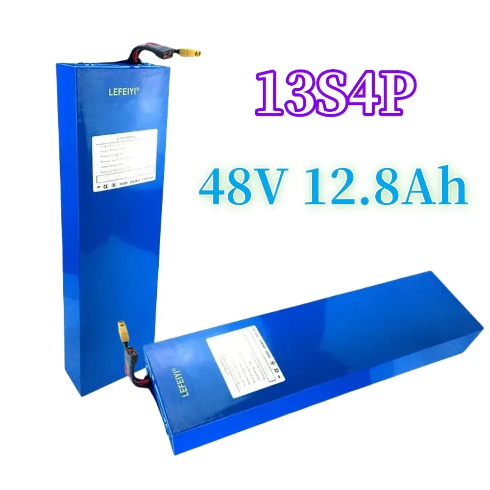 Used for Kugoo M4/MaxSpeed lithium-ion battery 13S4P 48V 12800mAh built-in BMS rechargeable battery pack