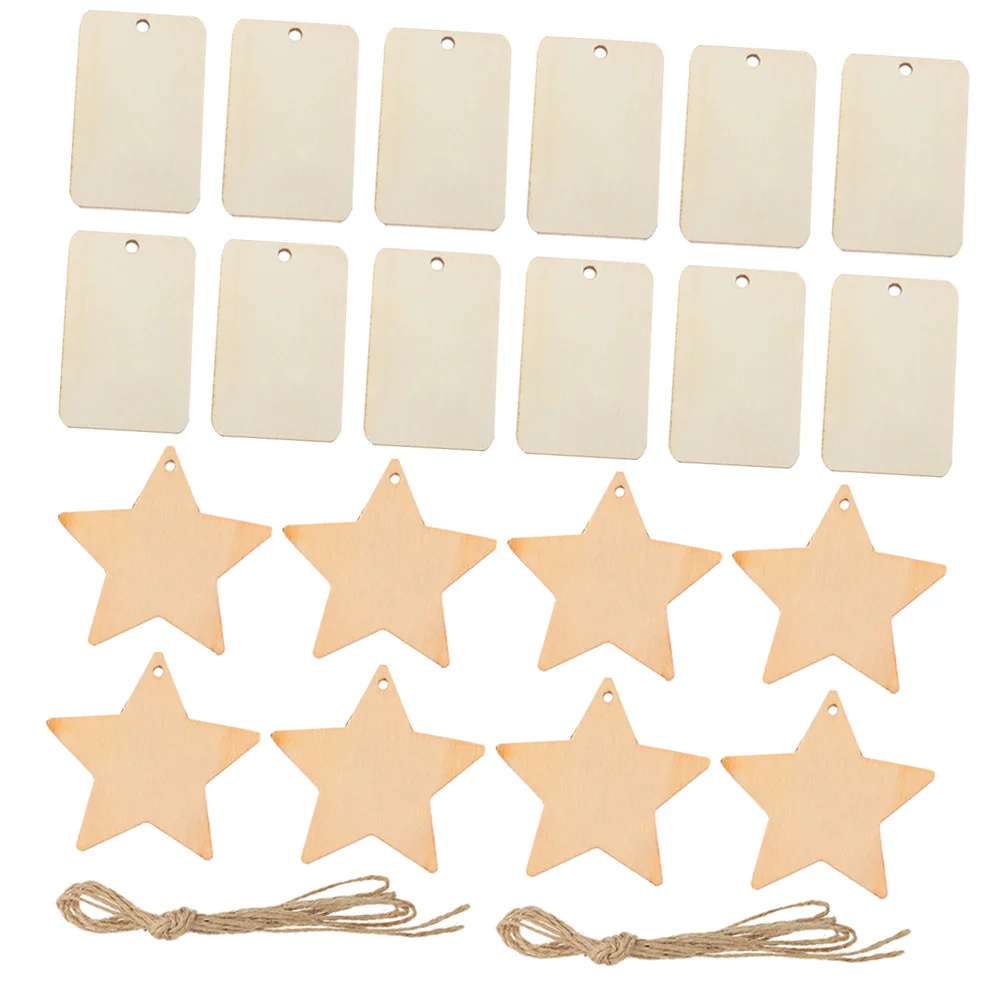 100Sets Unfinished Wooden DIY Chips Geometric Graffiti Slices Easy to Decorate and Color for Crafts Wooden DIY Chips