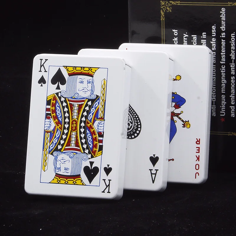 2022 Unusual Metal Playing Cards Jet Lighter Flashlight Turbo Butane Gas Lighter Creative Windproof Outdoor Lighter Fun Toys