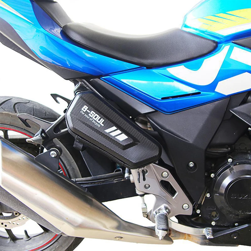 Saco lateral do triângulo impermeável duro universal, saco da motocicleta, ajuste para SUZUKI GSX-R125, GSX-S125, L8-M2, 2018, 2019, 2020, 2021, GSXR 125