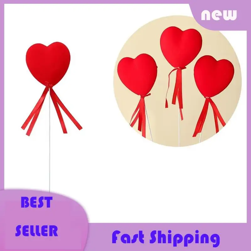 

Необходимый День святого Валентина в форме сердца, ветка, искусственный букет, цветочная композиция, свадебное украшение для дома