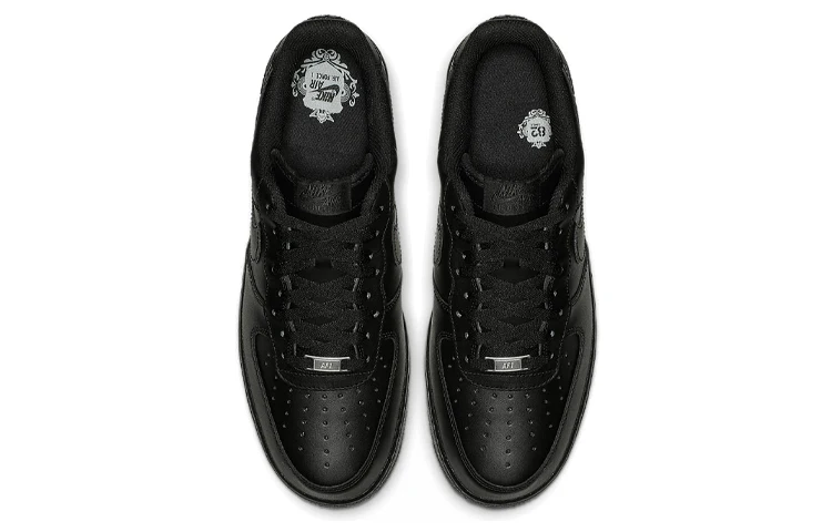 Nike-Chaussures Air Force 1 '07 'Triple Black', Baskets