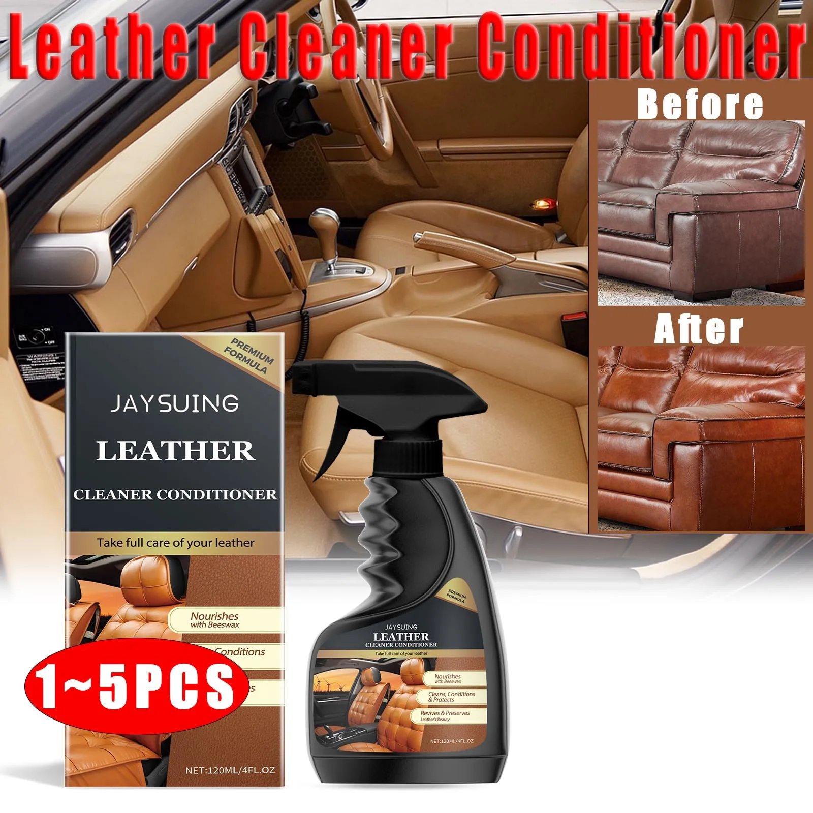 Car Interior Renovator Agent Spray Auto Seat Plastic Stain Remover Polishing Cleaning Back To Black Gloss Coating RestoreCleaner