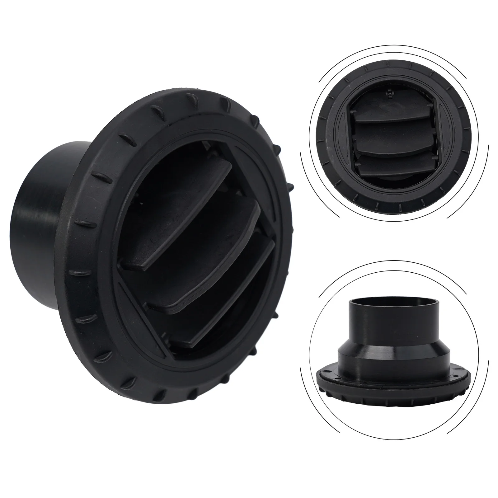 Note Diesel Heater Vent Fitment Rotatable Front Fascia Mm Rotatable Air Vent Outlet Black Fitment Air Conditioner