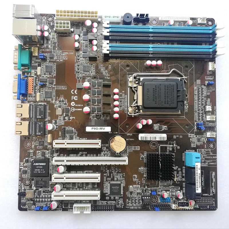 For ASUS Server Motherboard P9D MV C222 Support Remote Management Service Good Quality P9D-MV