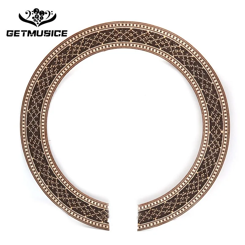 

Basswood Classical Guitar Mouth Wheel Flower Inner Diameter 92mm Wood Wheel Flower Exquisite Pattern Basswood Wheel Flower