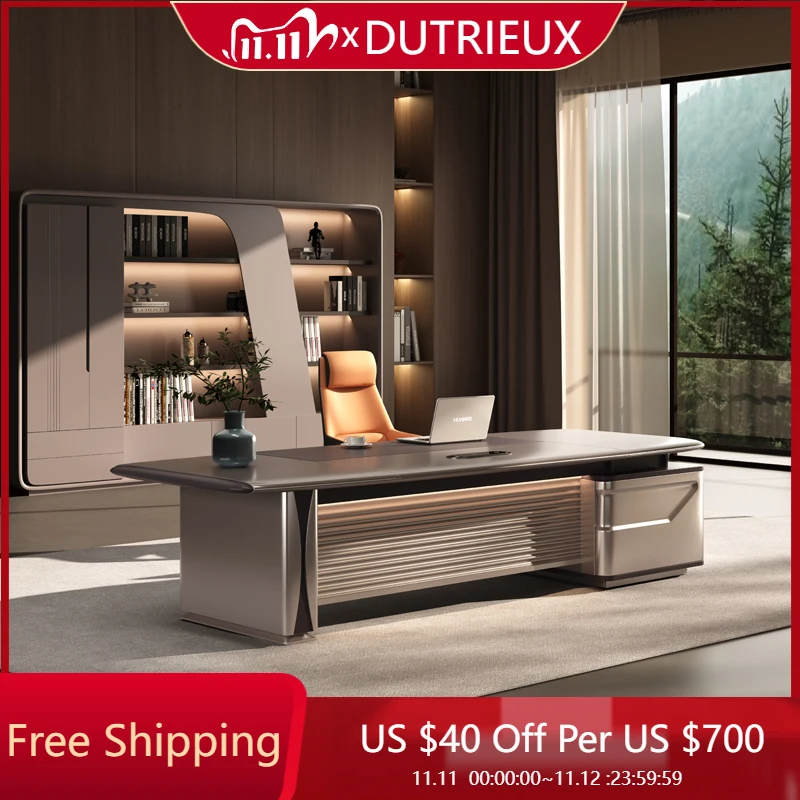 

Drawers Filing Cabinets Desk Study Work Storage Minimalist Boss Computer Desks Light Luxury Mesa Escritorio Mesa Escritorio