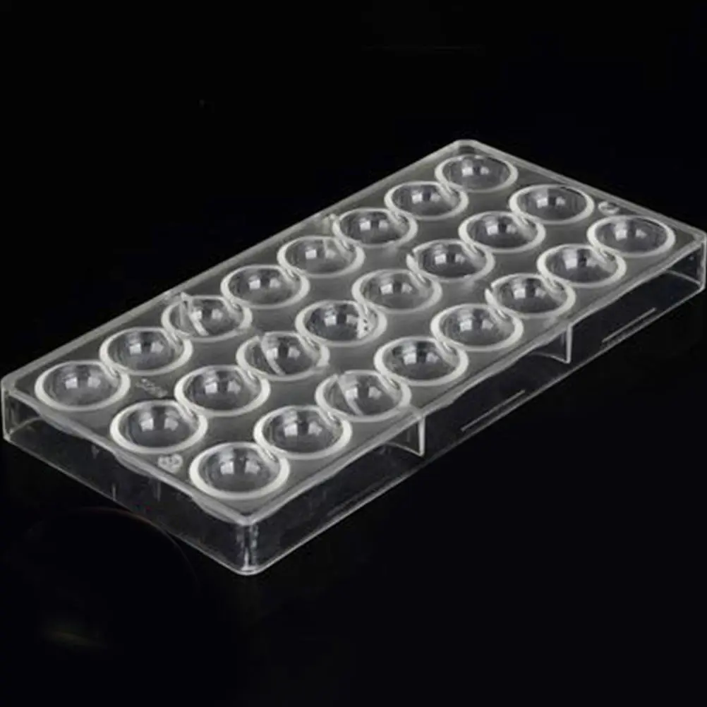 1Pcs Transparent Acrylic Chocolate Mold Creative Half-Round DIY Mold for Candy Chocolate Baking Dessert Supply