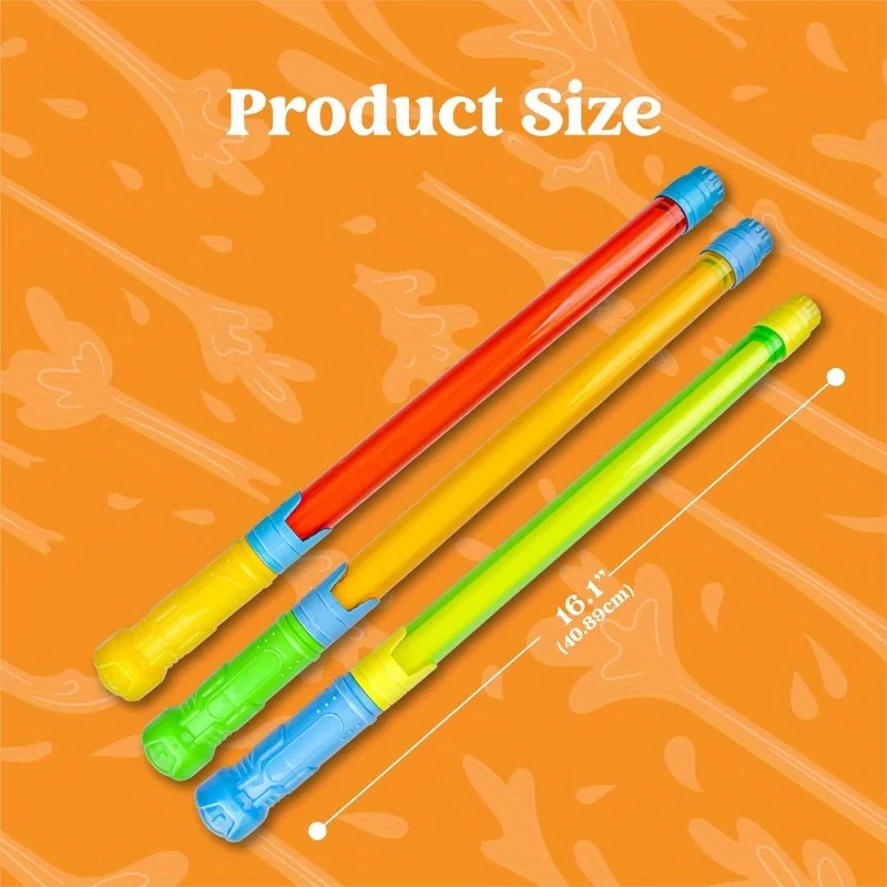 JOYFY 18 قطعة 16.5 ''مجموعة مسدس المياه سوبر سوكر الناسف بخ البنادق للصيف حمام سباحة الفناء الخلفي لعبة القتال اللعب لعبة حمام السباحة