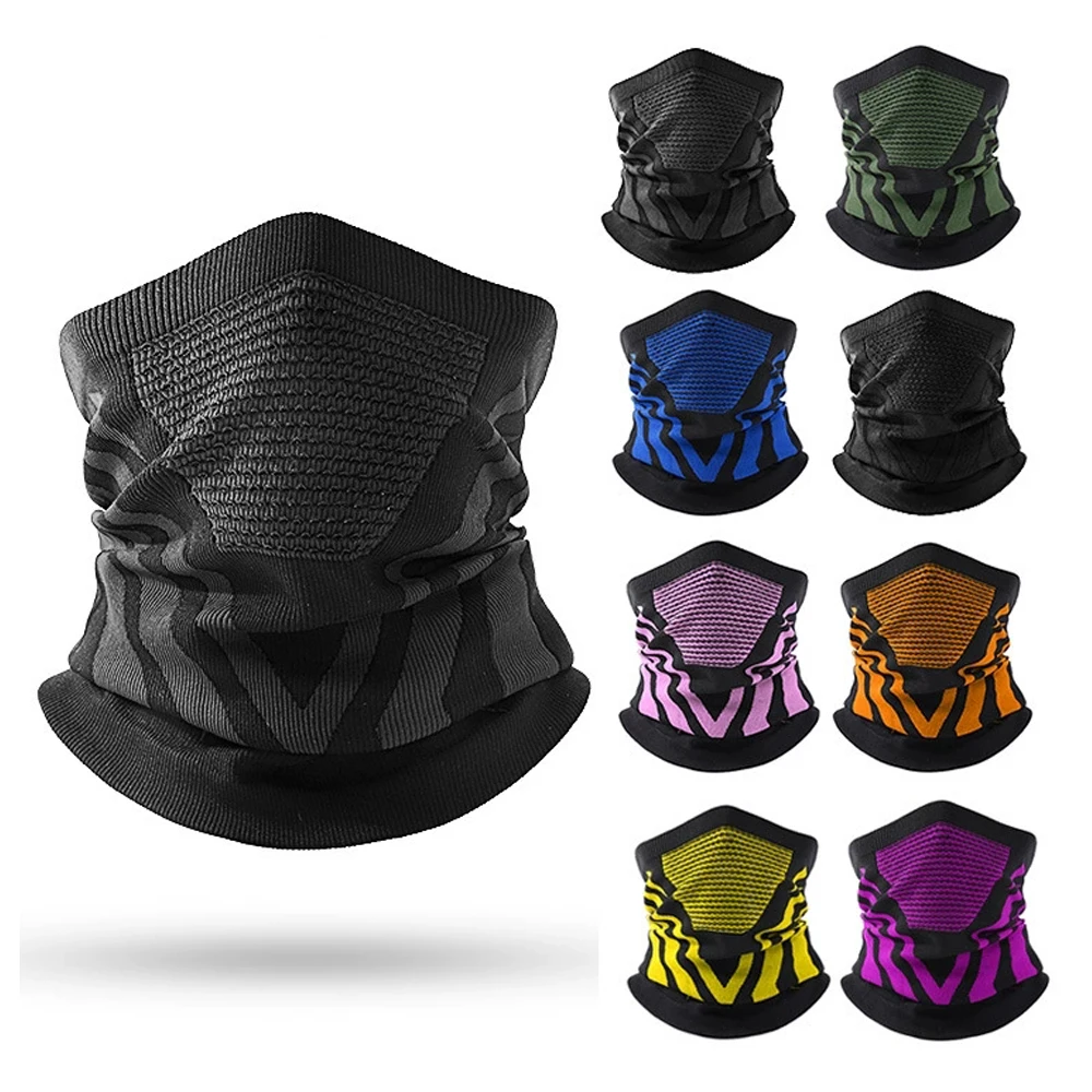 Outdoor Breathable and Warm Skiing and Cycling Scarves and Half Masks, Outdoor Sports Masks