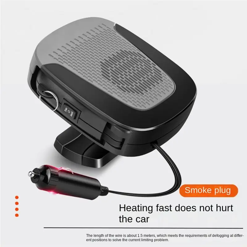 Multi-Functional Car Heater 12V Car Electric Heater Car Heater Warmer Cold And Warm Wind Defrost Snow Defogger Easy Install