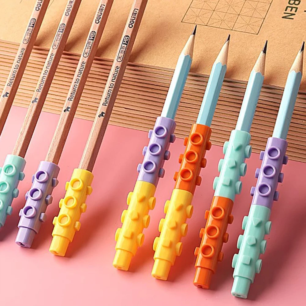 

Student Pen Cap Protective Cover Grip Pen Extension Rod Pencil Cover Grip Pen Extension