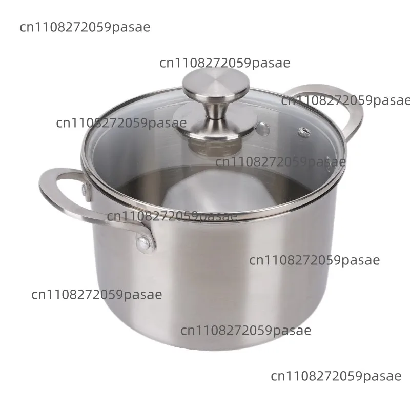 2026 Hot Selling Durable 18/20/24cm Triple Layer Stainless Steel Cookware Set Soup Pot for Kitchen Hotel & Restaurant
