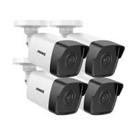 US Stock ANNKE C500 I51DL 4pcs Set 3K 5MP PoE IP Camera Outdoor Bullet 30m IR H.265 RTSP IP67 Microphone Audio Network Camera