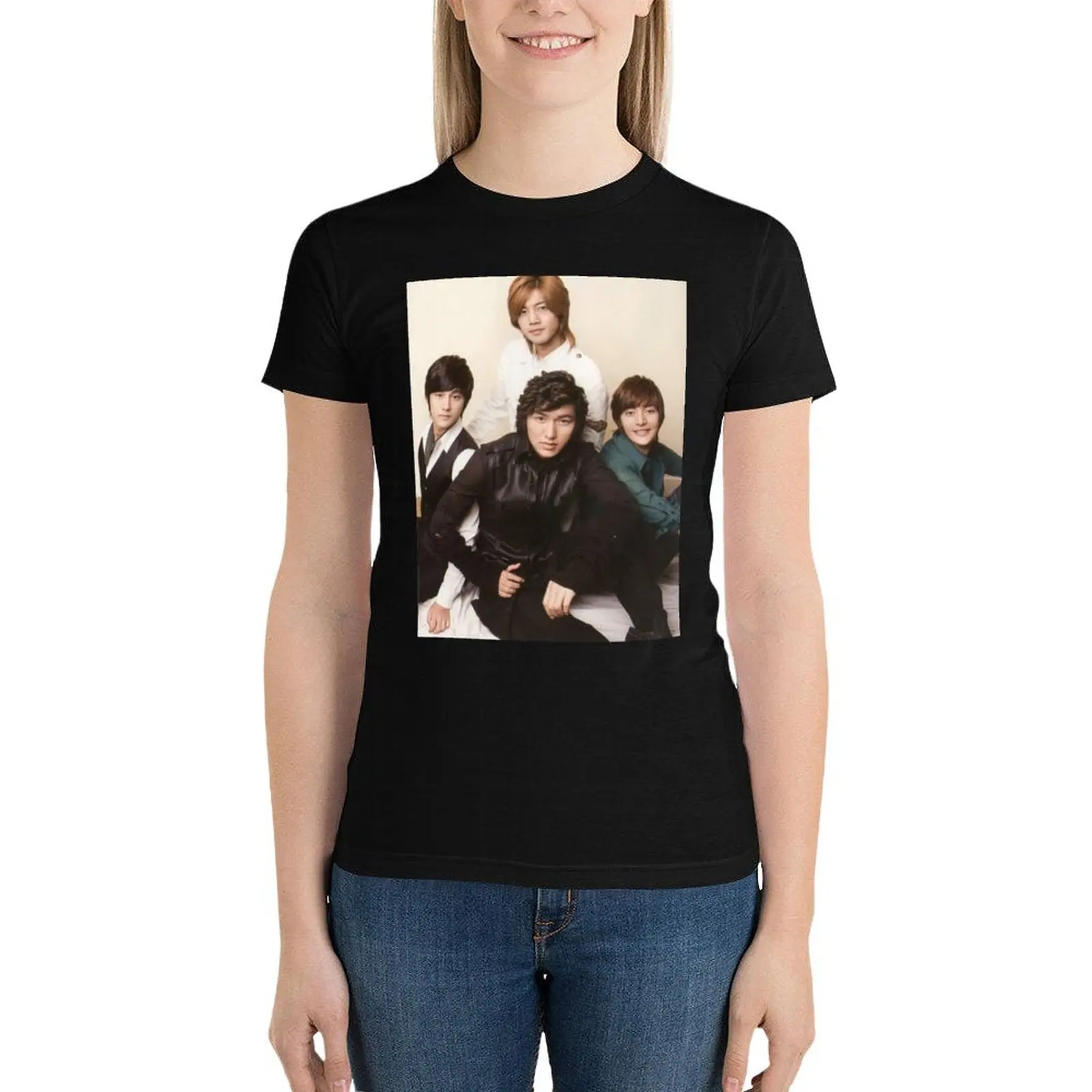

[Boys Over Flower] b or f T-Shirt oversized cute clothes Woman fashion