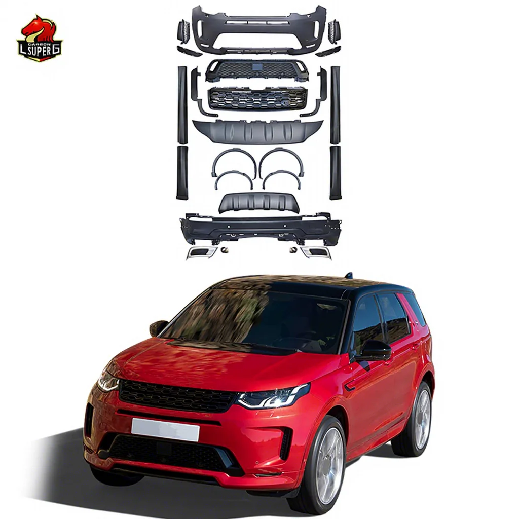 Promotion Old to New BodyKit for Land Rover Discovery Sport 2013 to 2019 Upgrade to 2020 BodyKit 2020 Body Kit Grill Side Skirts
