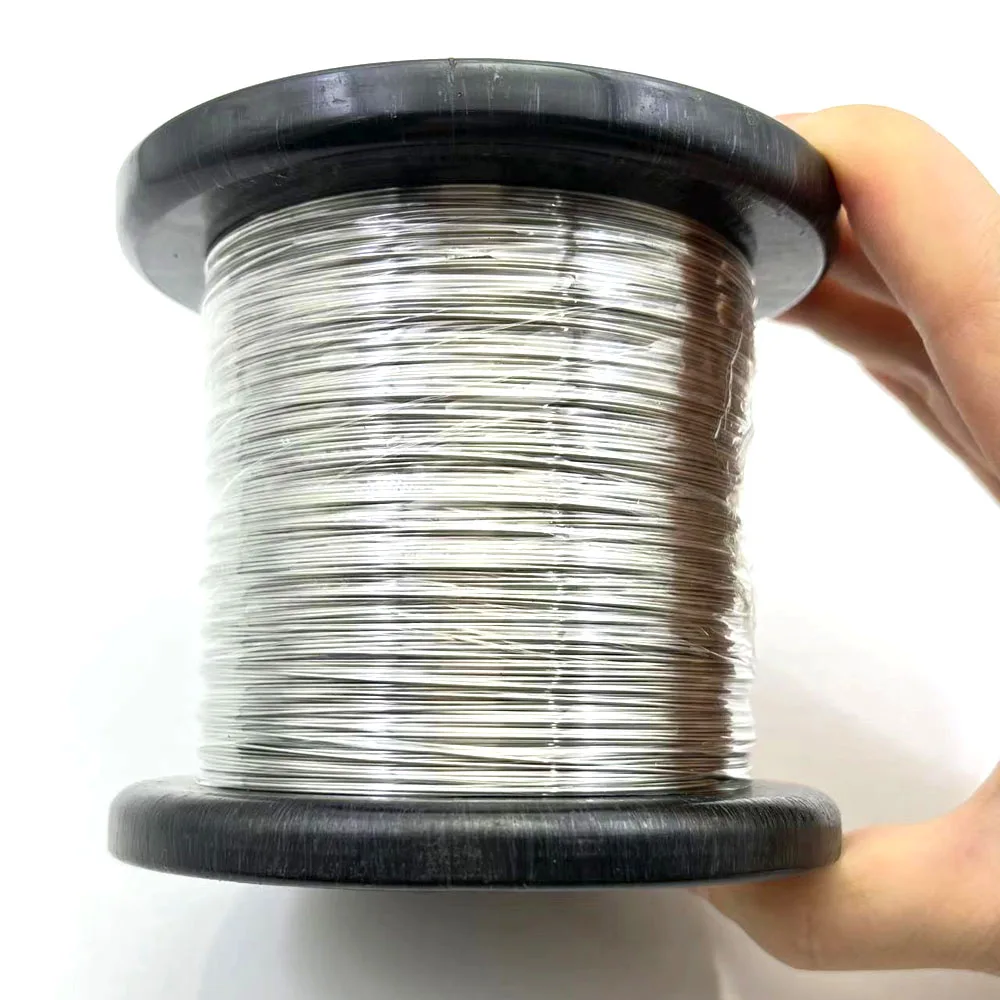 1KG/roll Soft Steel Wire Diameter1.5 1.0 0.2 0.3 0.4 0.5 0.6 0.8mm 304 Stainless Steel Wire Single Strand Lashing Soft Iron Wire