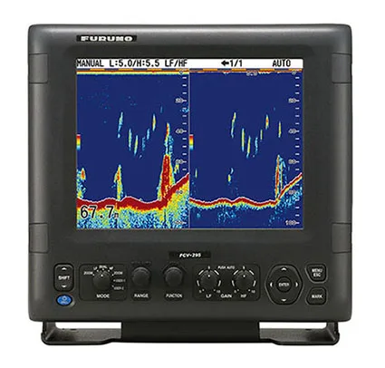 

10.4" COLOR LCD SOUNDER FCV-295 New Digital Fish Finder Delivers Crystal Clear Image Of Fish Targets And Bottom Structure