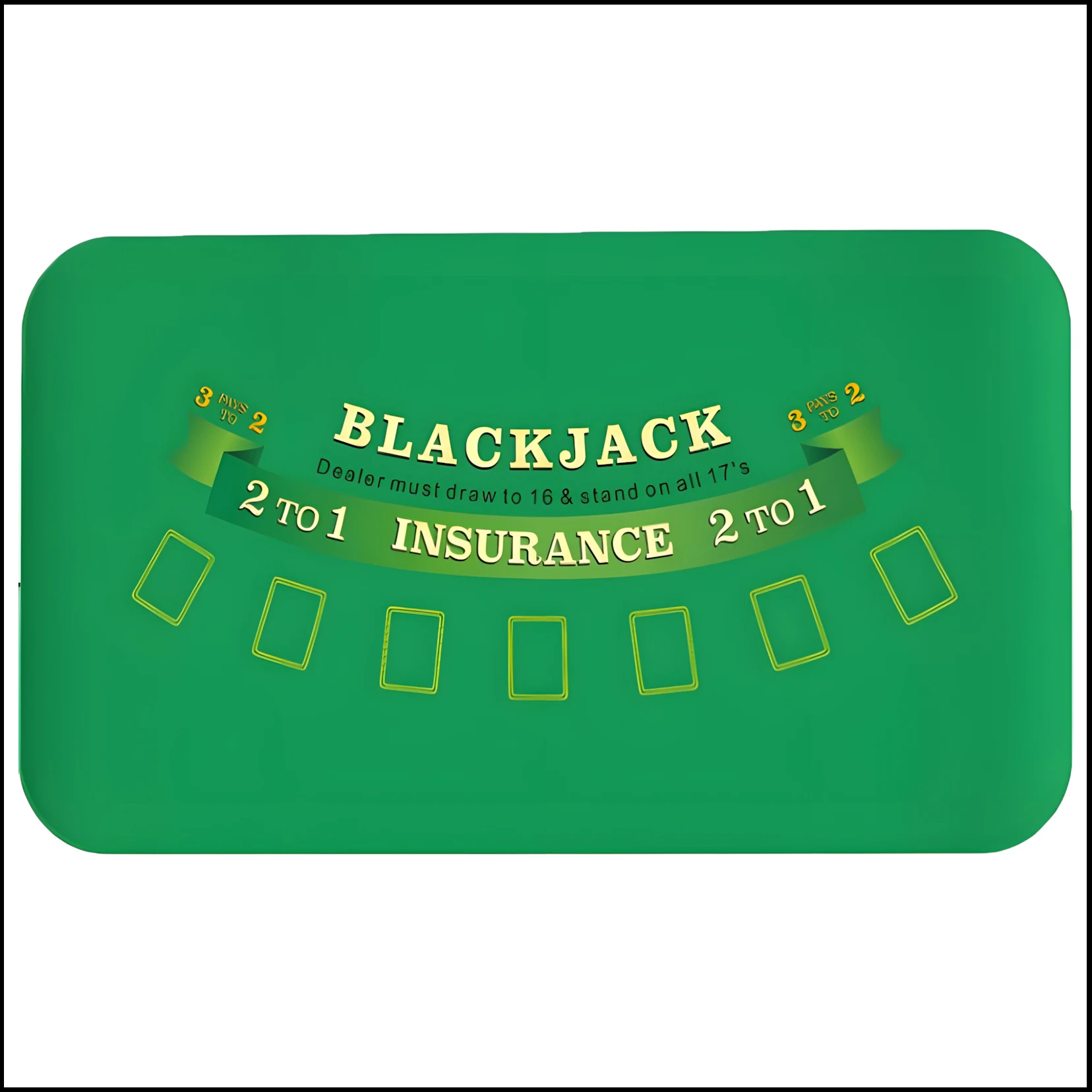 

120x60cm large-sized blackjack rubber game table mat party silent and anti-slip poker table mat entertainment accessory