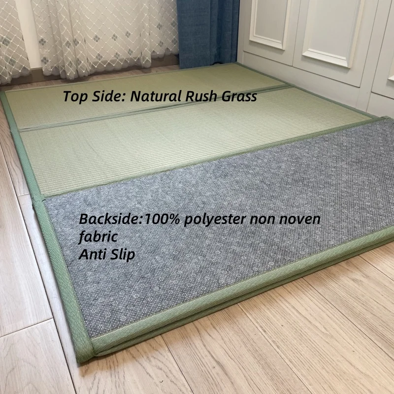 Afbeelding 7: Japanse Tatami Vloermat & Futon Matras Dikker Oprollen Slaapmatje Opvouwbare Tatami Gastbed Traditionele Japan Shiki Futon