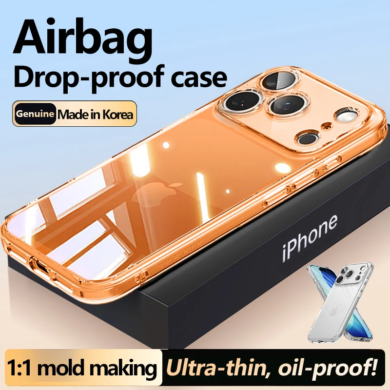 

Ringke, совместимый с чехлом 1920 года для iPhone 17pro, 6,3 дюйма, противоударный прозрачный чехол-бампер с защитой от царапин