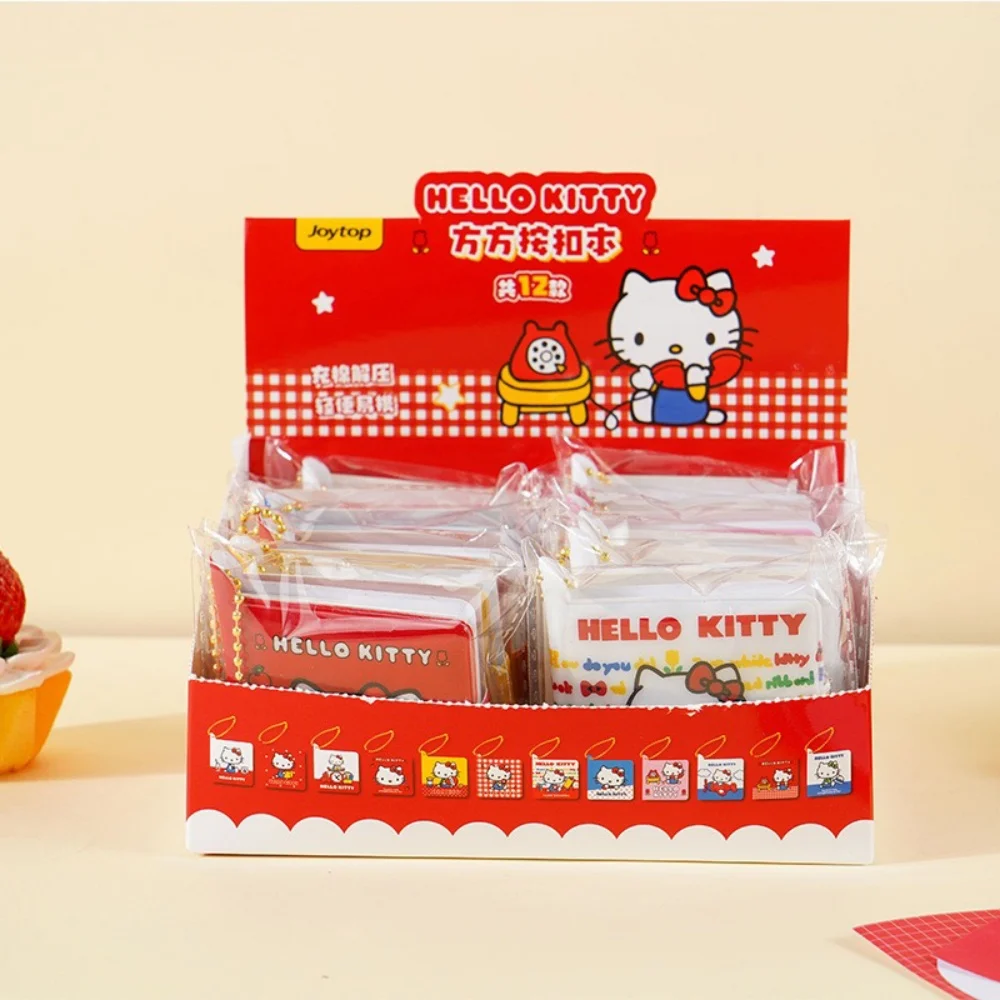 حقيقي سانريو PVC دفتر مرحبا كيتي KT الكرتون القط تخزين بطاقات الصور جمع كتاب مذكرات جدول مخطط الفتيات الهدايا