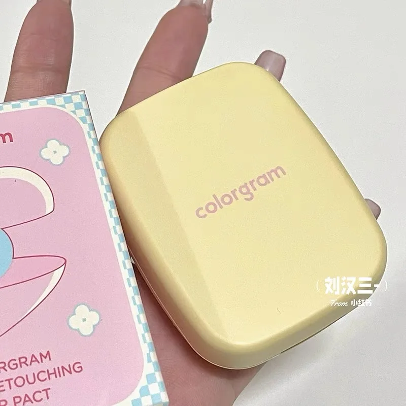 Korean Makeup Colorgram Pink Powder Setting Powder Oil-control Long-lasting Brighten Conceal Pores Rare Beauty Female Cosmetics
