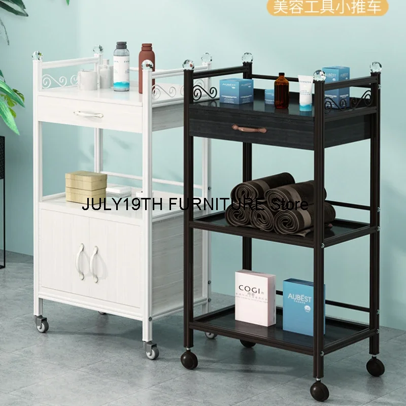 

Hairdresser Tool Beauty Salon Trolley Rolling Cosmetic Spa Tattoo Salon Trolley Tea Lash Wozek Narzedziowy Salon Furniture WKST