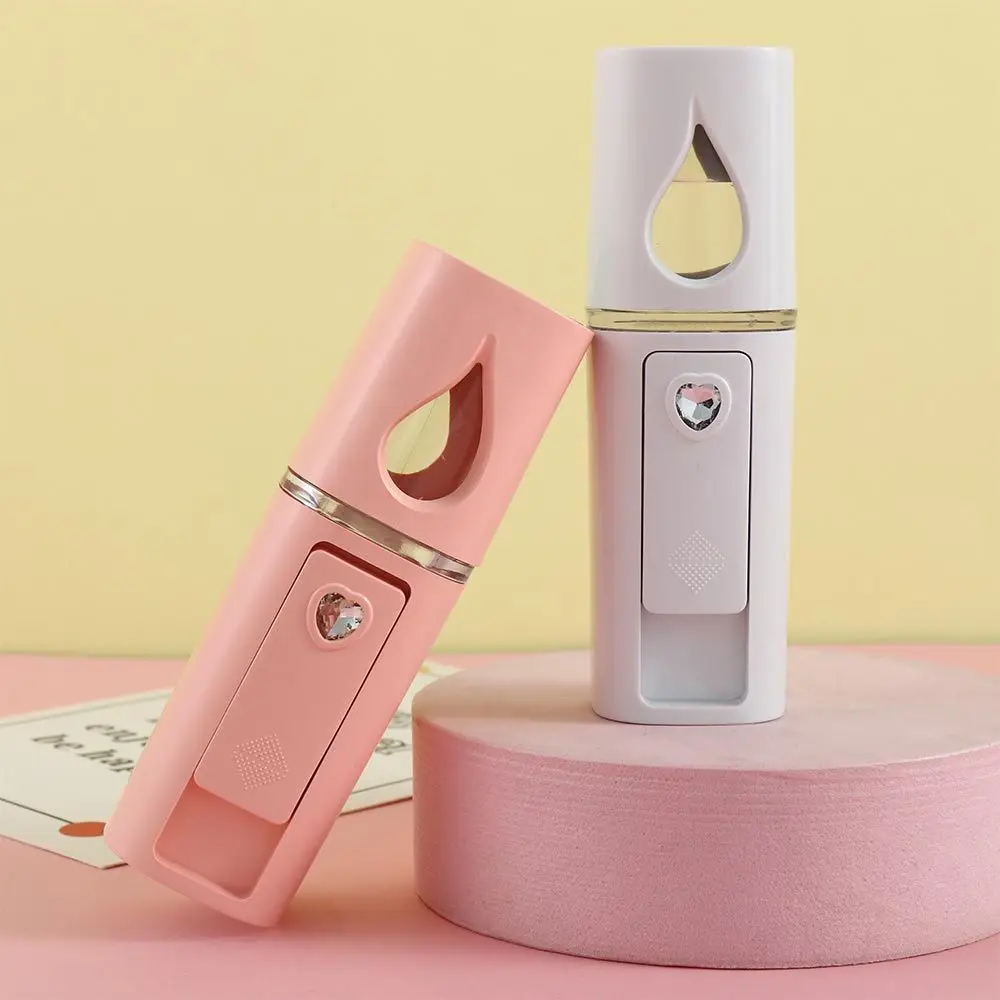 Strumenti per la cura della pelle ricaricabili idratanti per ragazze Handy Face Steamer Mist Spray Machine Nano spruzzatore facciale Umidificatore facciale USB