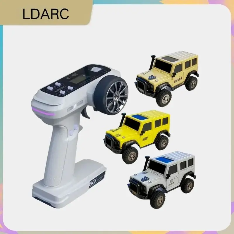 LDARC X43 RTR/BNR 1/43 الزاحف توربو RC سيارة 4WD التحكم عن بعد صغيرة تسلق داخلي سباق السيارات لعبة على الطرق الوعرة للأطفال الكبار