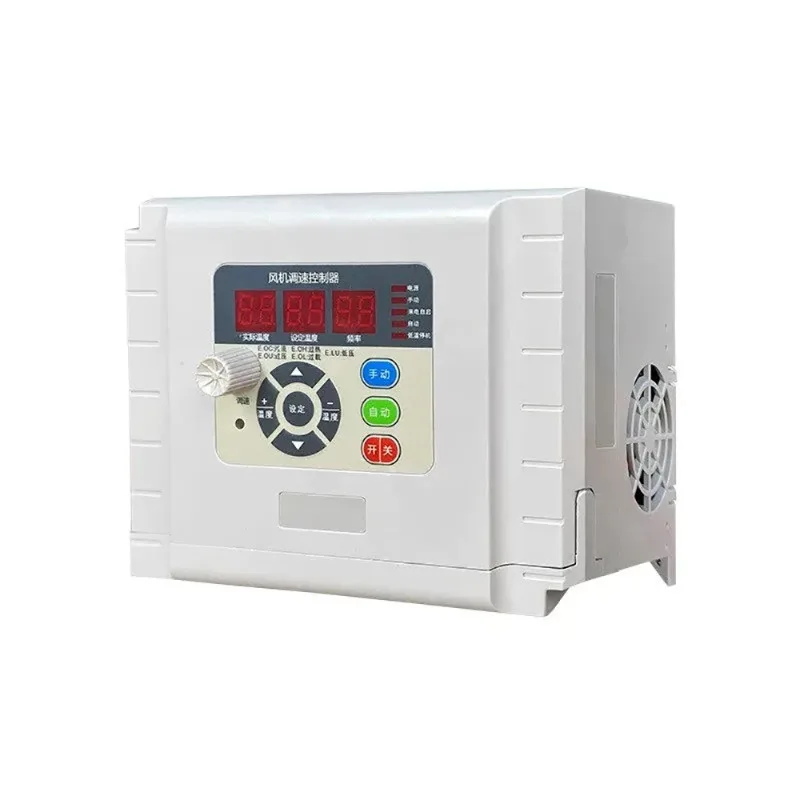 Three-Phase 380V Negative Pressure Fan Controller - Automatic Temperature-Controlled Speed Regulator for Greenhouse
