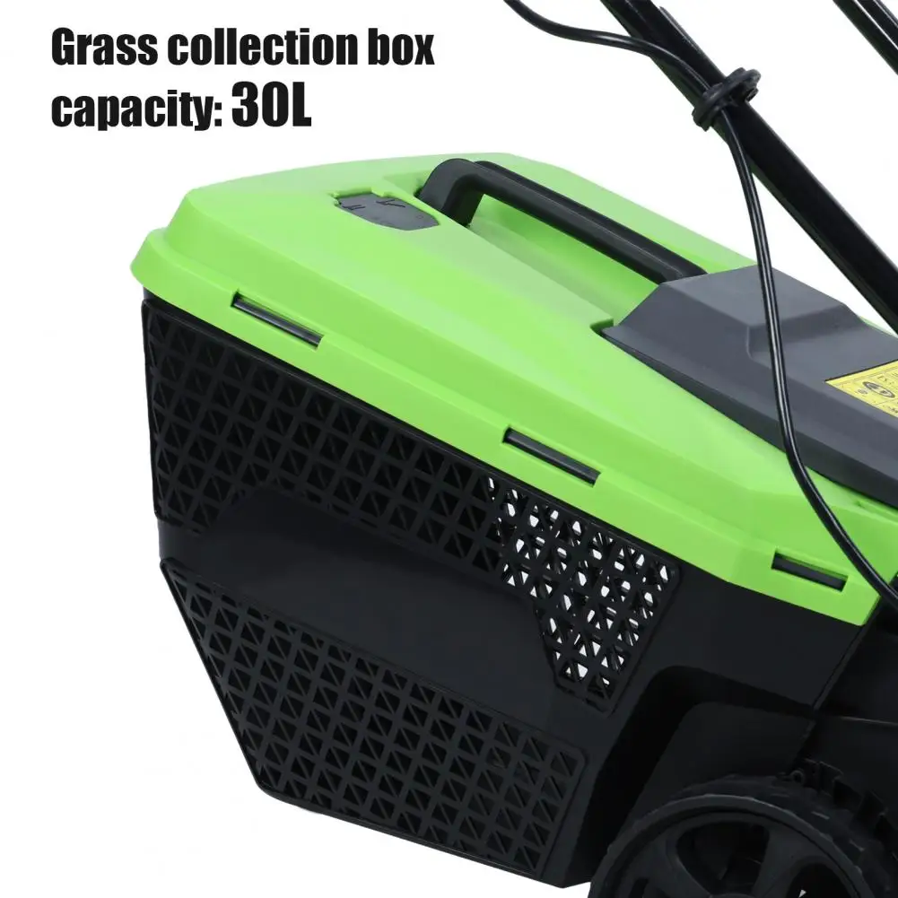 

Walk-Behind Lawn Mowers Self Propelled Lawn Mower Cordless Push Lawn Mower Electric 30L Grass Tank, 1600W Powerful