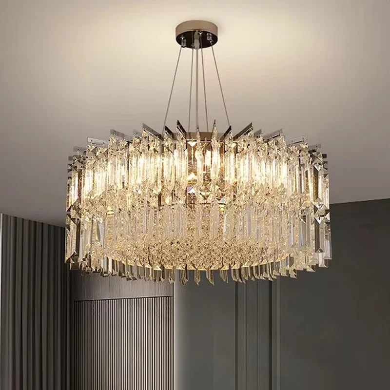 home decorationPendant lights, luxury crystal living room chandelier, dining room Pendant lamp, ceiling light, indoor lighting