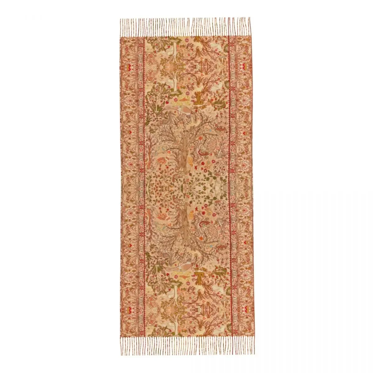 Op Maat Gemaakte Print Antiek Bohemien Turks Tapijt Met Dieren Sjaal Mannen Vrouwen Winter Warme Sjaals Bobo Bloemen Sjaals Wraps