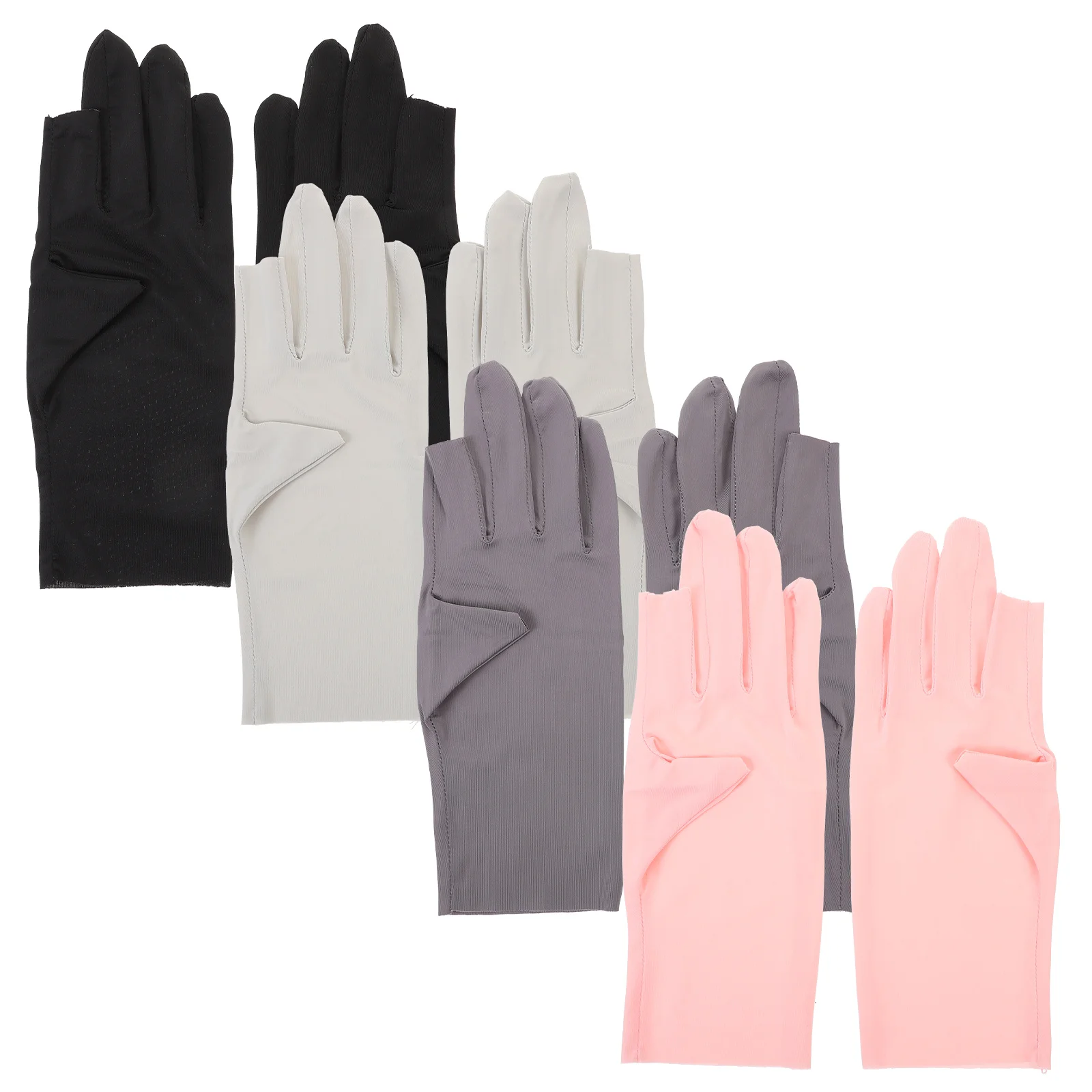 4 paia di guanti di protezione UV Accessori per manicure anti-uv Prevengono i calli Traspiranti e confortevoli per l'applicazione delle unghie in gel