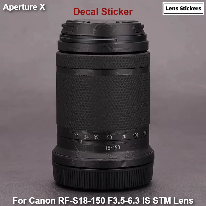 

For Canon RF-S 18-150 Lens Decal Skin for Canon RF-S 18-150mm F3.5-6.3 IS STM Lens Skin Decal Sticker 18 150 Skin