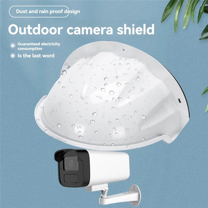 

AA60-Universal Rainproof Sunscreen Camera Cover Shield For LED Lights/Outdoor Security Cameras, Surveillance Cameras Dome
