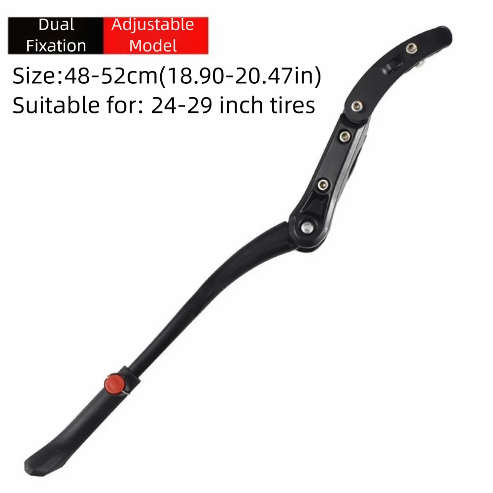 Support Aluminum Bicycle Kick Stand Single Adjustable Bicycle Support Rear Kickstand Road Bicycle