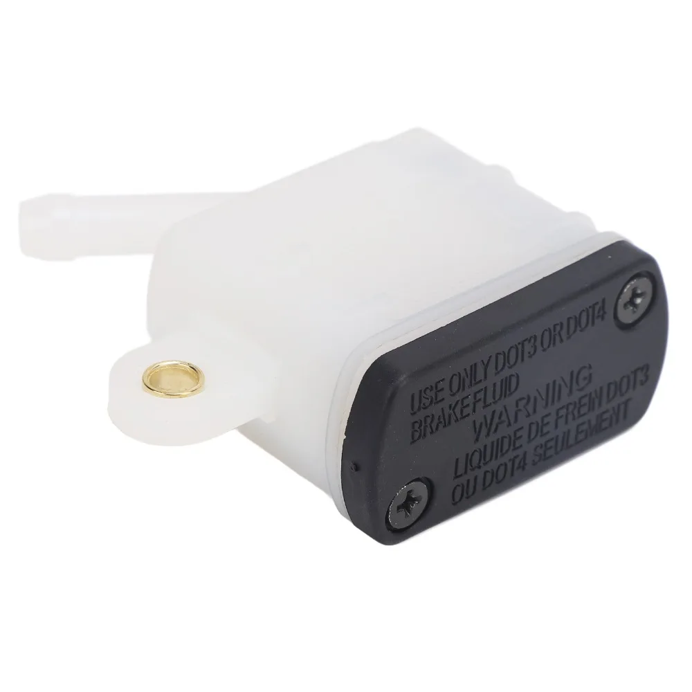 2pcs Square Angled Design Rear Brake Master Cylinder Replacement Part Universal Fit Motorcycle Brake Oil Cup